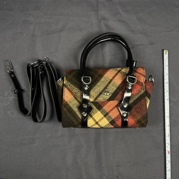 Vivienne Westwood Small Bettina Plaid Handbag - Picture 5 of 7
